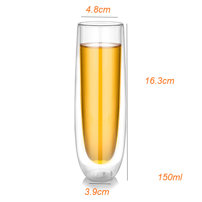 High borosilicate double glass