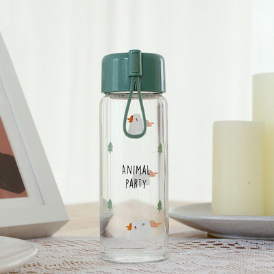 High borosilicate glass water cup