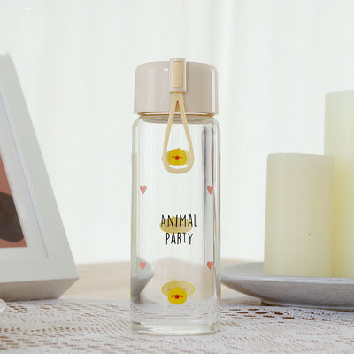 High borosilicate glass water cup