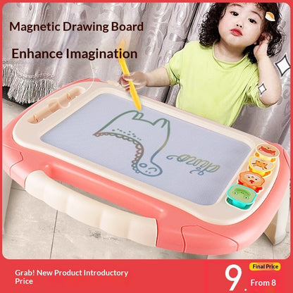 Children's Drawing Board Household Magnetic Erasable Toy For Baby Doodling