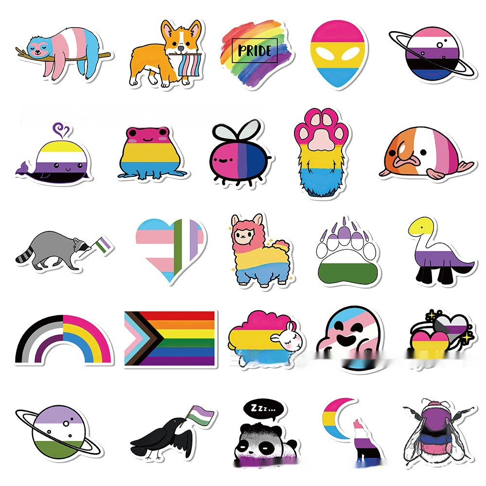 Graffiti Stickers Waterproof DIY For Laptops